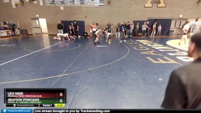 63 lbs 2nd Place Match - Levi Neer, Ferndale Force Wrestling Club vs Grayson Ponciano, Orting Jr. Cardinals Wrestling