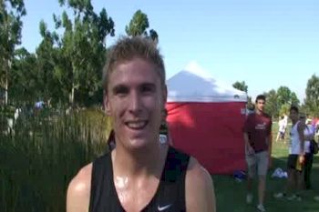 Jeremiah Johnston - 3rd place, men's 8k