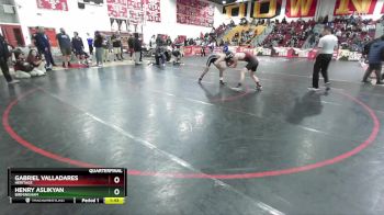 120 lbs Quarterfinal - Henry Aslikyan, Birmingham vs Gabriel Valladares, Heritage