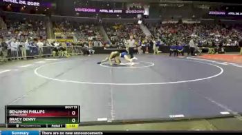 170 lbs Champ. Round 1 - Benjamin Phillips, Charlestown vs Brady Denny, Monrovia