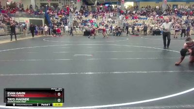 215 lbs Cons. Round 2 - Evan Gavin, St. Mary`s Ryken vs Tayo Makinde, Georgetown Prep