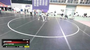 157-158 lbs Round 1 - James Cotton, IL vs Jack Byers, NM