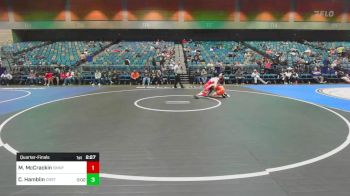 157 lbs Quarterfinal - Magnus McCrackin, Simon Fraser vs CJ Hamblin, Oregon State