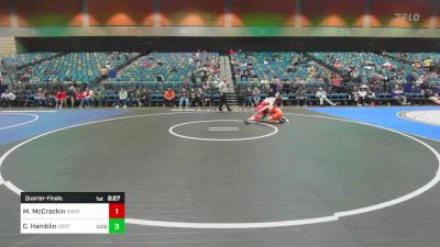 157 lbs Quarterfinal - Magnus McCrackin, Simon Fraser vs CJ Hamblin, Oregon State