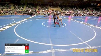 80 lbs Round Of 16 - Cale Richardson, Oklahoma Wrestling Academy vs Mitchell Chen, American Dream Wrestling Club