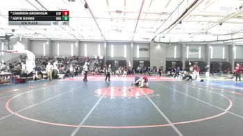 215 lbs 5th Place - Cameron Gronholm, East Lyme/Norwich Tech vs Aidyn Davies, Bristol Eastern
