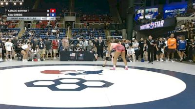 207 lbs 3rd Place Match - Kenzie Barrett, Florida vs Ava Gregg, New York