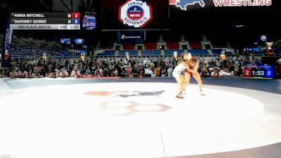 110 lbs 3rd Place Match - Kirra Mitchell, Georgia vs Daphney Gomez, Arizona