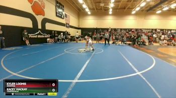 132A Round 1 - Kacey Mackay, Thermopolis vs Kyler Loomis, Riverton