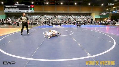 55 lbs Consi Of 4 - Izrael Casaus, Juggernaut Wrestling Club vs Declan Espinosa, Rough House