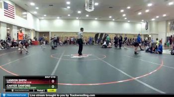 77 lbs Champ. Round 2 - Carter Sanford, Contenders Wrestling Academy vs Landon Smith, Whiteland Wrestling Club