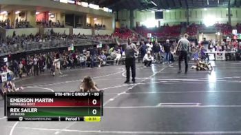 80 lbs Cons. Round 4 - Rex Sailer, Jr Bucks vs Emerson Martin, Nebraska Boyz