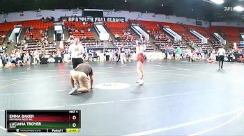 120 lbs Cons. Round 1 - Luciana Troyer, SWAT vs Emma Baker, Michigan West WC