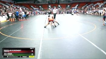 85 lbs Semifinal - Rocklan Kurzinsky, Wave WC vs Kai Weiss, Team Hammer WA