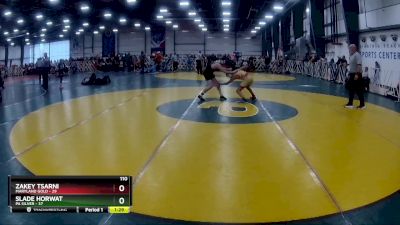 110 lbs Rd# 9- 2:15pm Saturday Final Pool - Zakey Tsarni, Maryland GOLD vs Slade Horwat, PA Silver