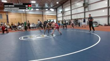 165 lbs Champ. Round 1 - Quentin Hornbeak, North Idaho College vs Alex Depass, Washington State University