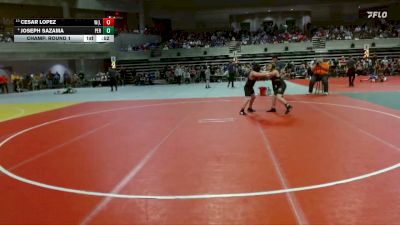 115 lbs Champ. Round 1 - Cesar Lopez, WML (Windom/Mountain Lake) vs Joseph Sazama, Perham
