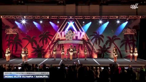 Sonic Elite Olympia - Samurai [2026 L1 Youth - Small Day 1] 2026 Aloha Portland Showdown