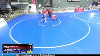 170 lbs Cons. Round 2 - Aaron Sundelius, California vs Lucas Owczarczak, Honey Badgers WC