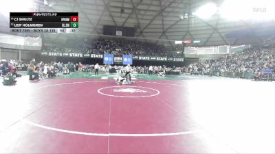 Boys 2A 138 lbs Cons. Round 3 - CJ Shultz, Ephrata vs Leif Holmgren, Ellensburg