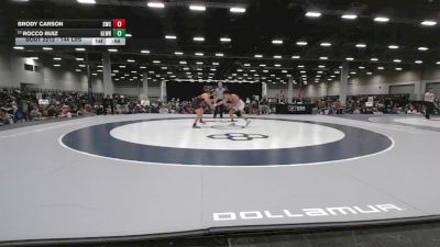 144 lbs Cons. Quarters - Brody Carson, Silverback Wrestling Club vs Rocco Ruiz, Gladiator Wrestling