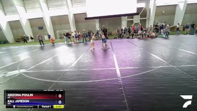 55-62 lbs 3rd Place Match - Arizona Poulin, AZ vs Kali Jameson, WY