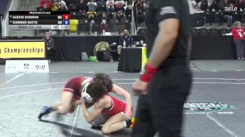103 lbs Cons. Round 1 - Summer Batts, Lock Haven University vs Alexis Dobson, New England College
