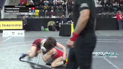 103 lbs Cons. Round 1 - Summer Batts, Lock Haven University vs Alexis Dobson, New England College