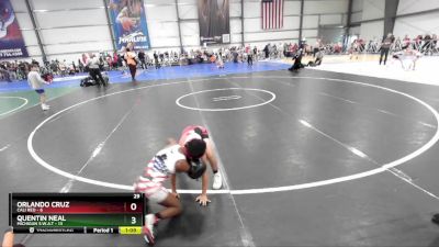 68 lbs Rd# 7- 10:45am Saturday Final Pool - Quentin Neal, Michigan S.W.A.T vs Orlando Cruz, Cali Red