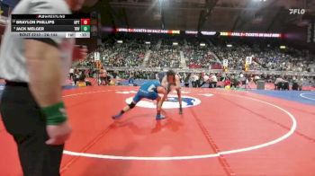 2A-144 lbs Cons. Round 2 - Jack Melger, Tongue River vs Braylon Phillips, Upton