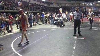 49 lbs Semifinal - Clace Hanlon, Slam WC vs Hunter Sanders, Espanola Junior Wrestling