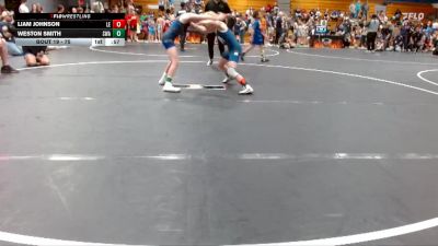 75 lbs Quarterfinal - Liam Johnson, Legacy Elite Wrestling Club vs Weston Smith, Swa