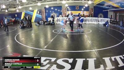 150 White Quarterfinal - Ronald Castillo, Braddock vs Adrian Mayari, Miami Palmetto