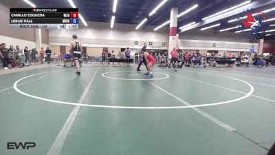 120 lbs Semifinal - Camillo Esqueda, ReZults Wrestling vs Leslie Hall, McChesney Grappling Academy