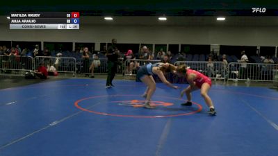 160 lbs Consolation - Matilda Hruby, CO vs Julia Araujo, ND