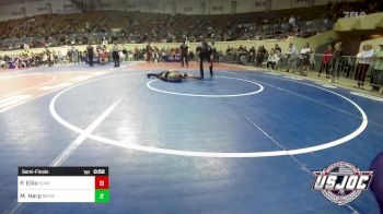 83 lbs Semifinal - Payton Ellis, Blanchard Wrestling Club vs Maddon Harp, Broken Bow Youth Wrestling