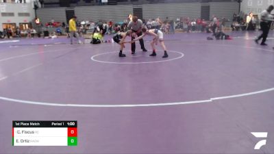 68-74 lbs 1st Place Match - Colt Fiscus, Red Cobra vs Emilio Ortiz, RHYNO ACADEMY Of WRESTLING