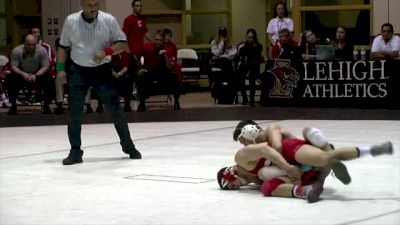 141lbs Match Logan David (Cornell) vs. Randy Cruz (Lehigh)
