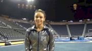 Brianna Brown talks about her first home meet