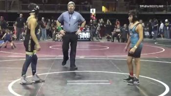 95 lbs Consi Of 8 #2 - Nicholas Villescas, New Mexico Beast vs Tatum Garcia, New Mexico Bad Boyz