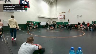 144 lbs Round 2 (6 Team) - Cayson Phillips, Newcastle vs Levi Cochrane, Greybull/Riverside