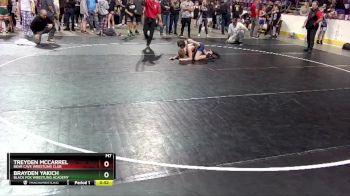 92 lbs Cons. Semi - Brayden Yakich, Black Fox Wrestling Academy vs Treyden McCarrel, Bear Cave Wrestling Club