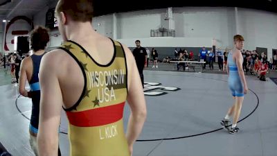 144 lbs Cons. Round 3 - Logan Kuck, Ringers Wrestling Club vs Braden Woolridge, Saint Xavier High School Wrestling