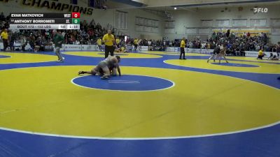 153 lbs Round Of 32 - Evan Matkovich, West Aurora (IL) vs Anthony Borrometi, St. Peter`s Prep (NJ)