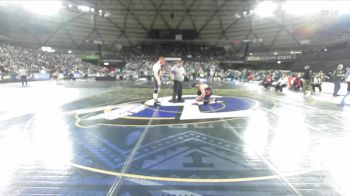 Boys 1B/2B 190 Champ. Round 1 - Connor Bouge, Republic-Curlew vs Lee Casey, Wahkiakum