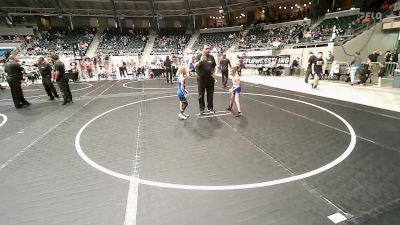 49 lbs Quarterfinal - Tucker Bishop, Smith Wrestling Academy vs Kaysen Peters, Dark Cloud Wrestling Club