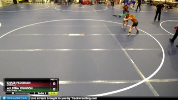 88 lbs Round 5 (6 Team) - Alleena Johnson, Northfield vs Chase Pedersen, Lakeville