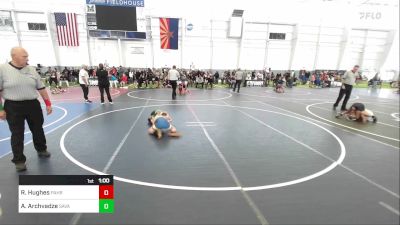 78 lbs Round Of 16 - Rance Hughes, Pahranagat Valley vs Anzor Archvadze, Savage House Wrestling Club