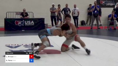 65 kg Rnd Of 64 - Luciano Arroyo, California Regional Training Center (CA RTC) vs Alexander Pena, Texas RTC