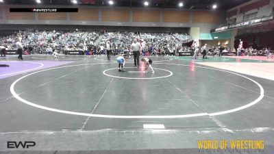 46 lbs Consi Of 16 #2 - Gannon Keller, Oakdale vs Waylon Reid, East Idaho Elite